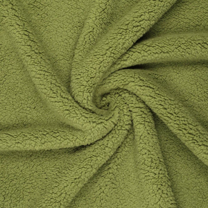 Tissu sherpa - Vert clair