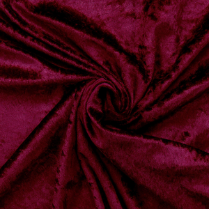 Tissus panne de velours - Bordeaux