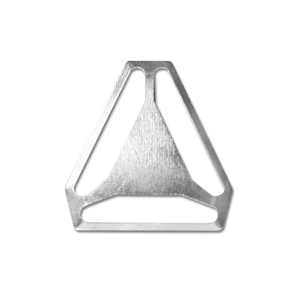 Croisillon pour bretelles - Argent 24 mm