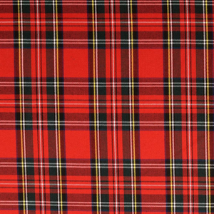 Tissus tartan écossais - Rouge