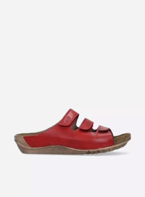 Nomad - red leather - Red, 41