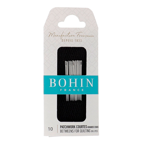Aiguilles courtes patchwork grand chas Bohin - N° 10