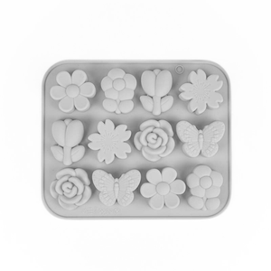 Mixed Flower & Butterfly Silicone Mould