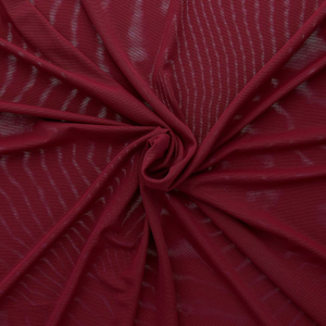 Tissu lingerie Powermesh - Bordeaux