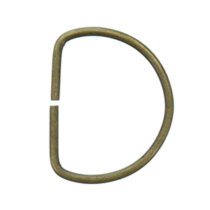 Anneau en D 40 mm - Bronze