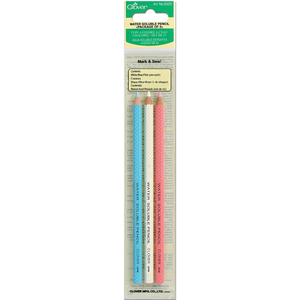 Set de 3 crayons craies couture effaçables à l'eau