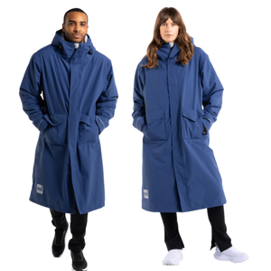 Red Adult EVO Pro Slimline Waterproof Parka Jacket - S / Admiral Blue