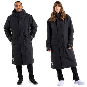 Red Adult EVO Pro Slimline Waterproof Parka Jacket - L / Stealth Black