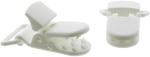 Pince attache tétine KAM - Blanc