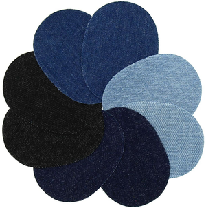 Assortiment de coudières thermocollantes jean