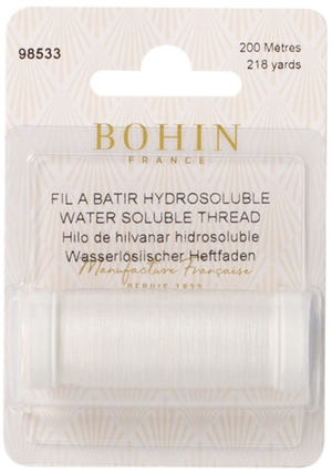 Fil à bâtir hydrosoluble Bohin