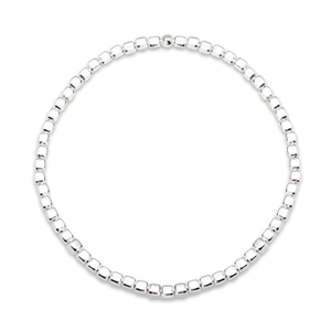 Signature Silver Cube Bead IMERAKI Bracelet