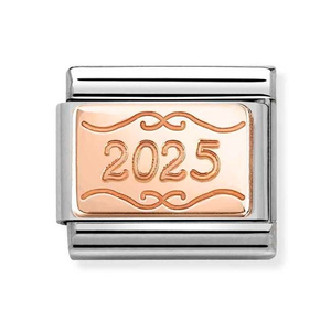 Classic Rose Gold 2025 Charm