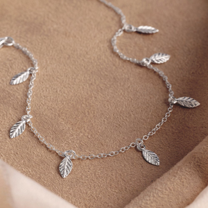 Tempest Wald Silver Leaf Bracelet