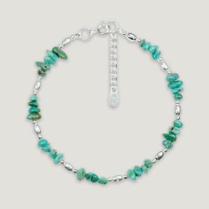CANDY Desert Silver Turquoise Nugget Bracelet
