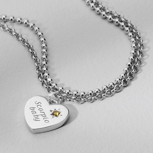 CANDY Love Silver & Citrine Heart Bracelet