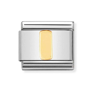 Classic Gold Letter I Charm