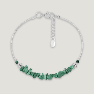 CANDY Desert Silver Malachite Bracelet