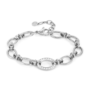 Affinity Steel CZ Bracelet