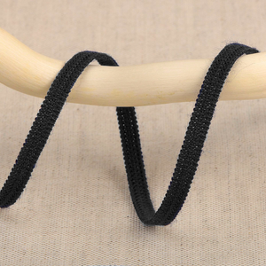 Elastique souple 5 mm - Noir