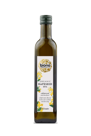 Organic Rapeseed Oil - Cold Pressed (Biona) 500ml