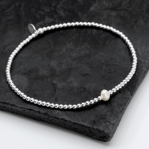 Signature Silver Pearl June Birthstone IMERAKI Bracelet