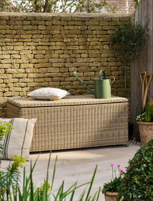 Skala Storage Box - Pe Rattan, Light Natural, Large