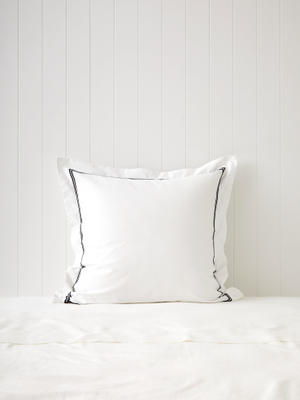 Monarch European Pillowcase in Black White