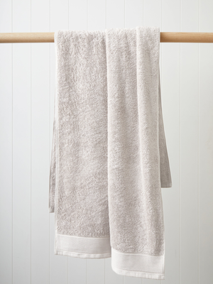 Oasis Bath Sheet in Stone