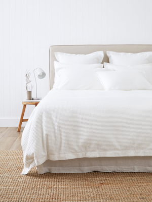 Hudson Waffle Duvet Cover Set