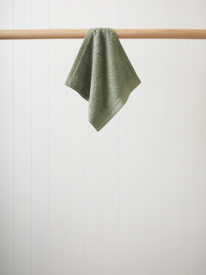 Oasis Face Cloth in Fern