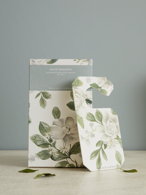 White Gardenia Wardrobe Hangers Set of 2