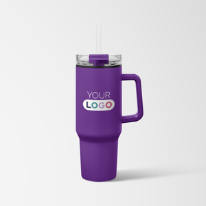 Full Color 40 oz. Quest Recycled Stainless Steel Travel Mug