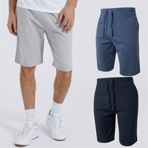 Kangaroo Poo Mens Three Pack Jersey Shorts Navy/Denim Blue/Ice Grey