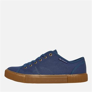 Ben Sherman Mens Canvey Trainers Navy Canvas