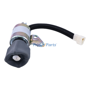 12V Fuel Shutoff Solenoid 7000782 for Bobcat Excavator 418 E08 E10 E17 E19 E20