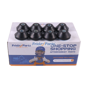 8 Pieces Engine Mounting Rubber Cushion 21U-01-31211 for Komatsu PC27MR-3 PC30MR-1 PC30MR-2 PC30MR-3 PC30MR-5 PC30UU-3 PC35MR-2 PC35MR-3