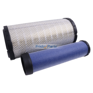 Air Filters Set 222421A1 222422A1 AT171853 AT171854 for CASE New Holland Kubota Caterpillar CAT John Deere Komatsu Ford - Replaces Donaldson P829333 P828889