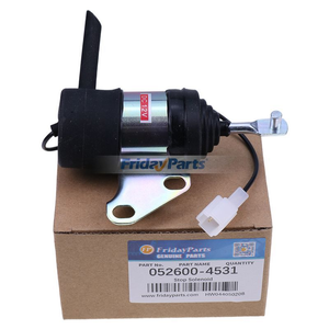 Fuel Stop Solenoid 052600-4531 16851-60014 for Kubota Engine SM Series Excavator K-008 K008-3 K008-3KCL K008-3KTC