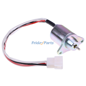 12V Fuel Shut-Off Solenoid M806808 for Yanmar Engine John Deere 2210 2305 4100 790 990 X495 X595 X740 Gator 4X2 4X4 6X4