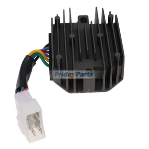 12V 6 Wire Voltage Rectifier Regulator 15531-64601 for Kubota B5100 B6100 B6500 B7100 B7200 B7510 B8200 B9200 BX1870 BX2200
