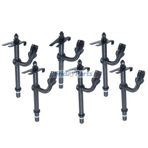 6Pcs Fuel Injector AR89564 for John Deere Engine 6329D 6359D 6359T Motor Grader 570 570A Skidder 440 540 440A 440B 540A Hi-Cycle 6000