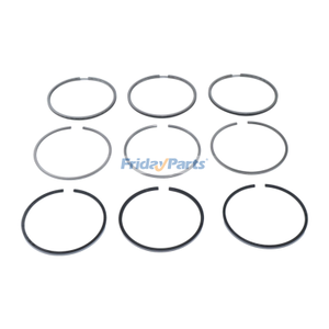 3Pcs Piston Rings 1G460-21050 for Kubota D902 Engine KX41-3 Excavator BX25 Tractor
