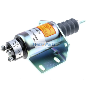 12V Aftermarket Woodward SA-2774-12 2001-12F2U1B2A Throttle Shutoff Solenoid for Engine