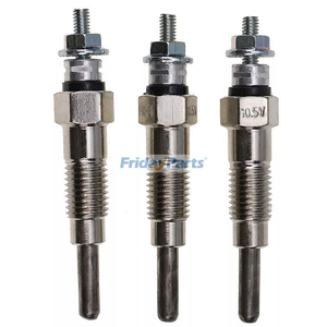 3Pcs Glow Plug 15261-65513 for Kubota Engine D600 D640 D650 D650-A D750 D750-A D750-BC D850 D850-0EM-2 D950 D950-A-DT D1005 D1005-EKB-DENYO