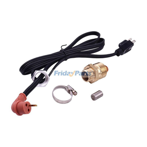 115V 0.4KW Block Heater 70000-73274 for Kubota Skid Steer Loader SSV65 SSV75