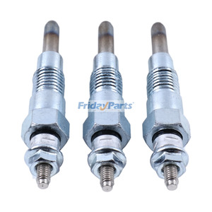 3 PCS Glow Plug YM129795-77800 for Komatsu Engine 2D68E-3A 3D63-1A 3D72-2B 3D74E-3C Excavator PC12R-8 PC15R-8