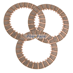 3 Pieces Parking Brake Disk T159475 for John Deere Engine 4045 6068 Loader 210G 210L 310SJ 310SK 310L 315SJ 315SK 315SL 410L 710K Forklift 485E 486E 488E