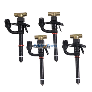 4 Pieces Pencil Fuel Injector SE500818 SE501097 for John Deere Engine 3029 4039 4045 6068 Excavator 490 495D 690D Tractor 4020 3020 4010 6400 7400 Loader 544G 310D