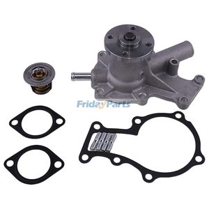 Water Pump With Thermostat 15881-73030 for Kubota Engine WG972 Z482 Z602 D662 D722 D902 Tractor BX1500D BX1870